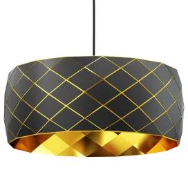 Models black gold hanging lamp